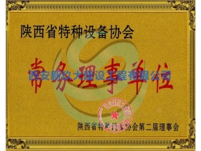 陜西省特種設(shè)備協(xié)會(huì)常務(wù)理事單位